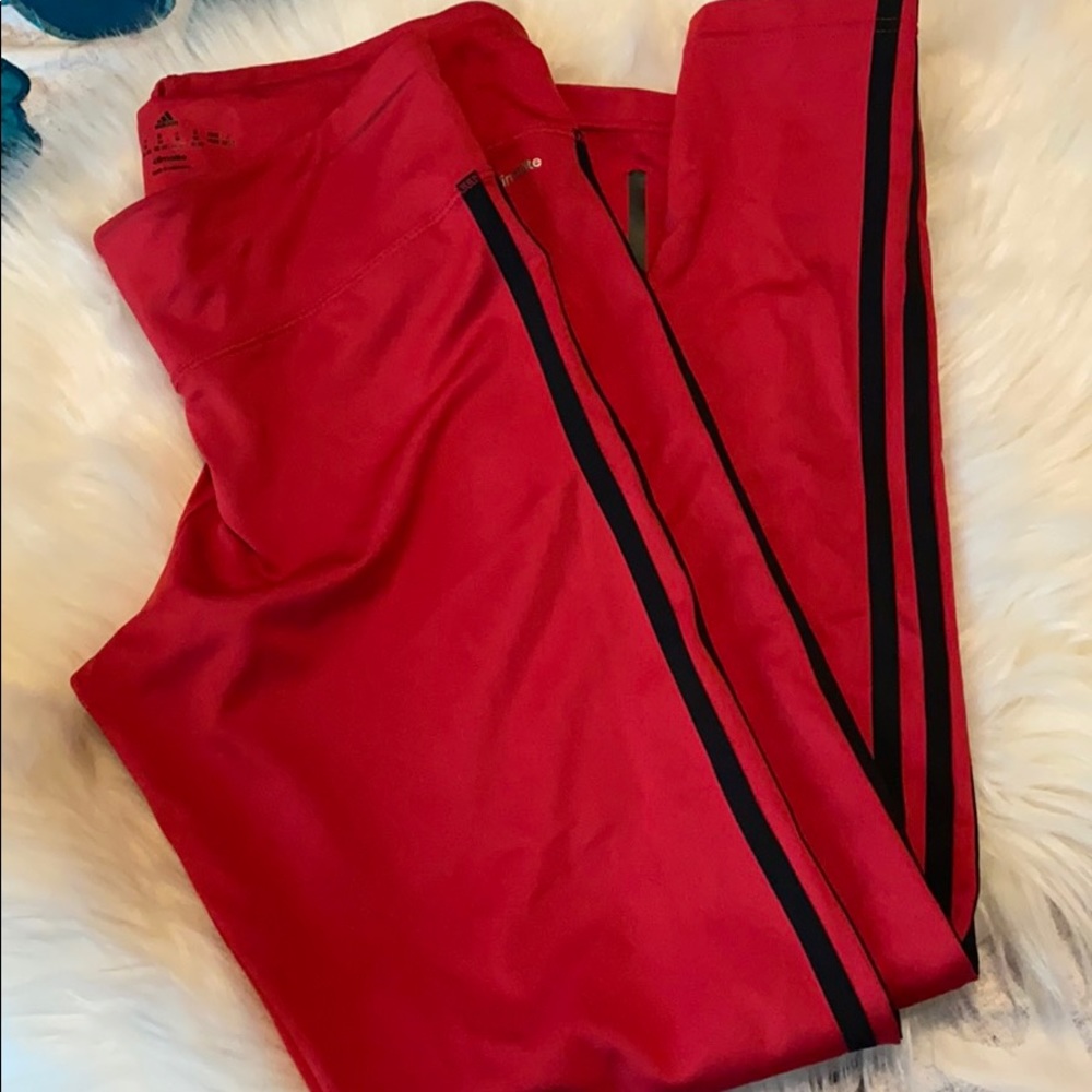 Adidas Red Leggins